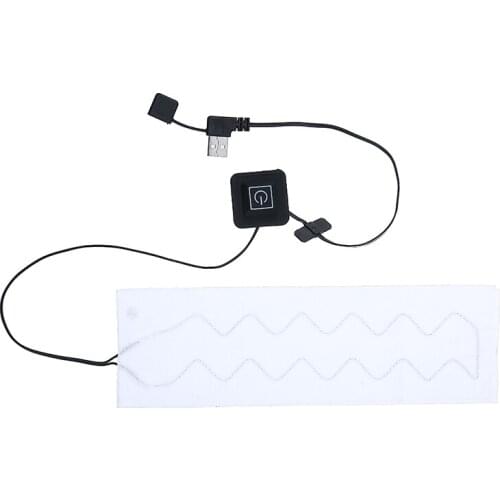 Scarf Warming Sheet Carbon Fiber Heat Mat 5V USB Heating Pad WinterThermal Piece Temperature Controller Clothing Warmer