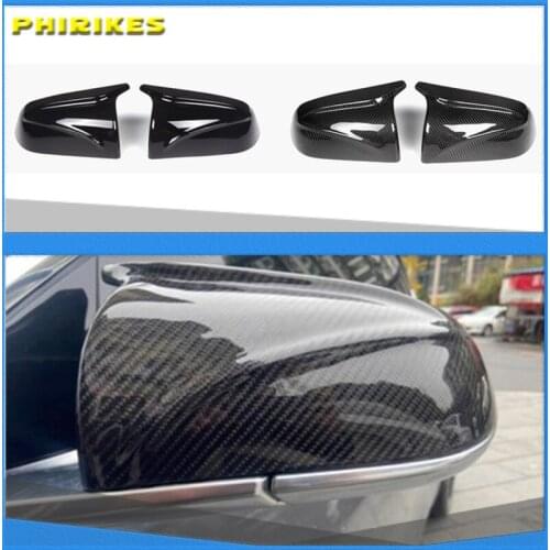 Replacement Trim 2p High Quality Carbon Fiber Pattern for Tesla Model 3 Model3 Tesla M3 2017-21 Rearview Mirror Cover