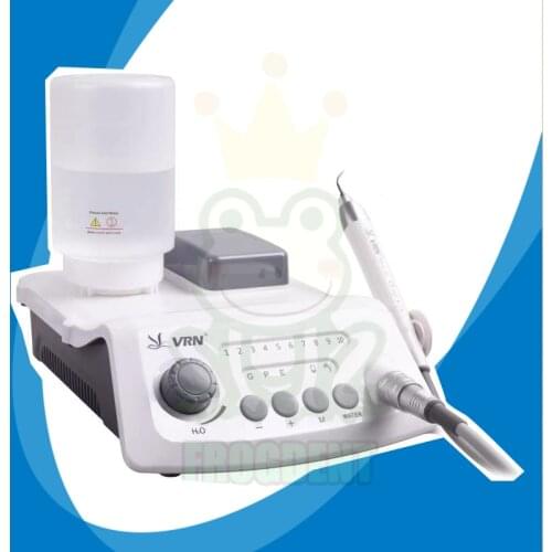 VRN Dental Piezo Scaler Cavitron/Ultrasonic Scaler EMS Woodpecker LED Handpiece with Water Tank 5 Tips for Scaling Endo Perio