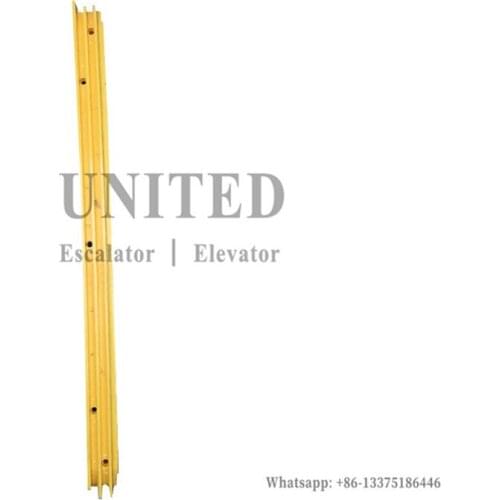 20pcs UNITED Escalator Yellow Plastic Demarcation Strip L27332044 RIGHT 396*24.5mm