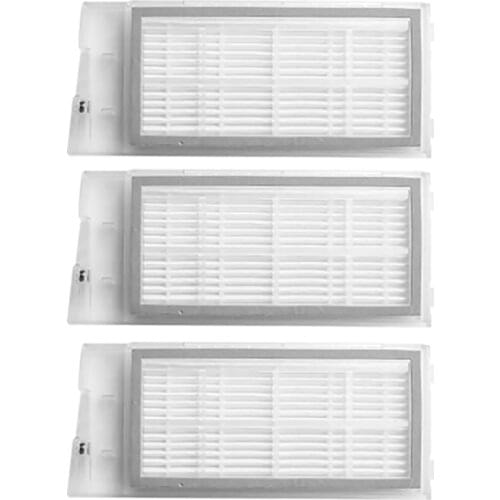 3Pcs For ROIDMI EVE Plus Robot Vacuum Cleaner HEPA Filter Home Robot Vacuum Cleaner Accessories