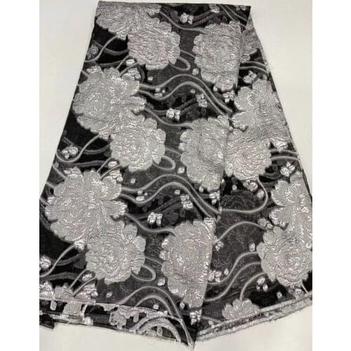 African Lace Fabric 2021 High Quality Lace Embroidery Brocade Lace French Lace Fabric, Nigeria Party Dress D41591
