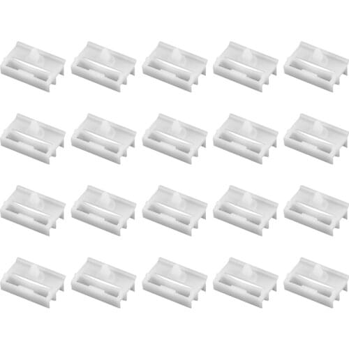 ALLOYSEED 20pcs Rocker Panel Moulding Clips Side Skirt Door Sill Clamps 51718184574 for BMW E36 E46 E90 E91 3 Series Accessories