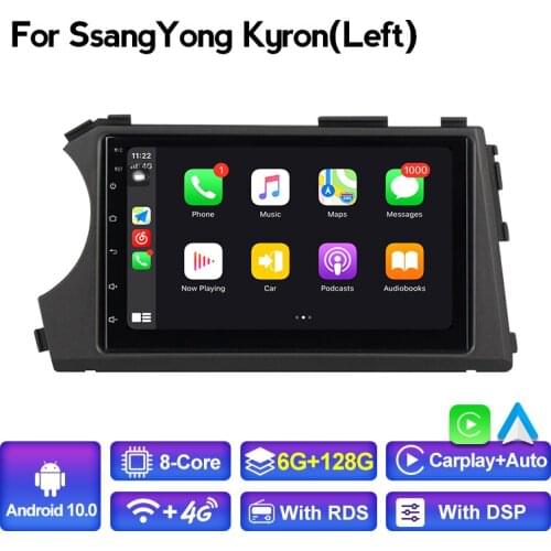 MEKEDE Android 10.0 6G RAM 7INCH Car Autoradio for Ssang Yong SsangYong Kyron Actyon 2005 - 2013 GPS Navi Stereo No DVD Carplay