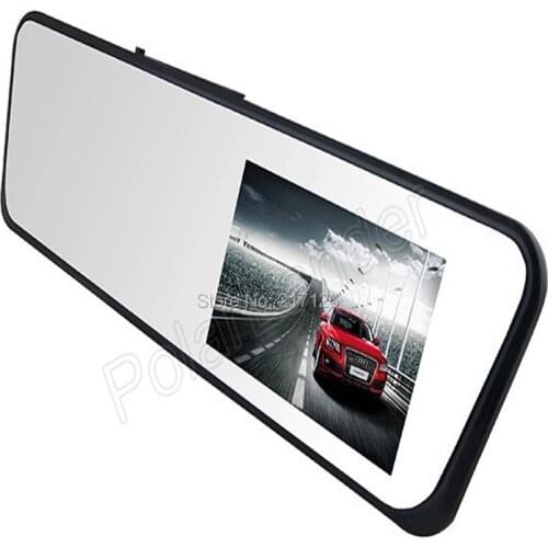 Car Rearview Mirror Camera Video Support GPS TF card View Cam 4.3 inch TFT LCD screen touch Full HD1080P 120 degree lens