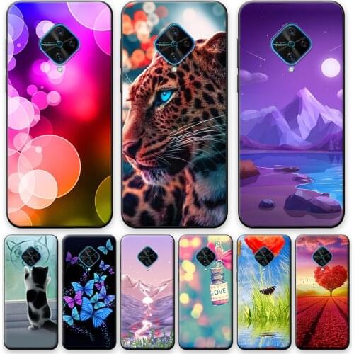 For Vivo V17 S1 Pro Case 6.38 inch Soft TPU Silicone Back Cover For Vivo V17 Russia Cute Cartoon Phone Case For Vivo S1Pro Shell