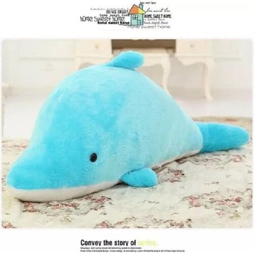 A dolphin holds Cute Dolphin Cushion Pillow for Chair Sofa Bed Decoration Pillow Home Textiles pillow toy for the wedding