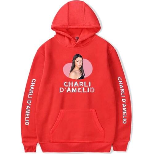 Hot Sale Charli DAmelio Hoodies Men Women Ice Coffee Splatter Sweatshirts 2021 Fashion Casual Sweatshirt Print Charli D'Amelio