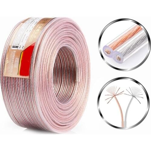 GUSUO Copper Wire OFC Line For DIY Car Audio Wire Speaker Cable Speaker line Audio Mic Cabel FD-C