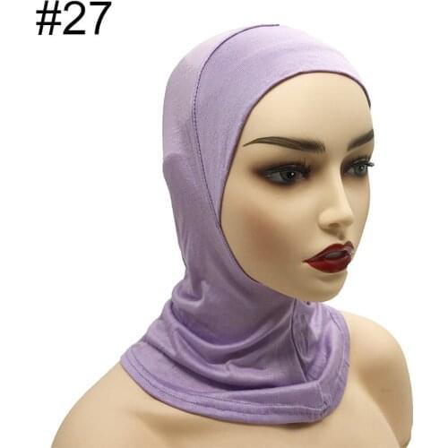 Soft Muslim Full Cover Inner Women Hijab Bone Bonnet Cap Islamic Underscarf Neck Head Bonnet Hat Islamic Head Wear Neck Cover