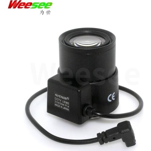 WS New invention varifocal 3.5-8mm HD cctv lens F1.4 CS mount auto focus iris cctv lens for cctv security camera