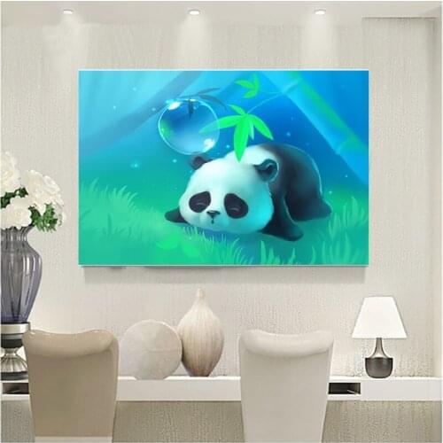 Full DIY diamond embroidery panda diamond painting Cross Stitch full square Rhinestone mosaic decoration