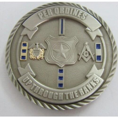 Custom 3D engraving coin new design and cheap electroplated silver coins