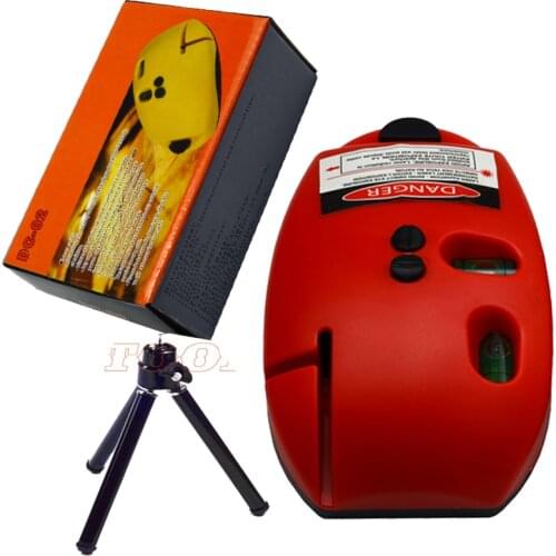Right Angle 2 Line Laser Level Meter Vertical Meter Multipurpose Laser Level Mouse Type laser line Measuring Tool with tripod