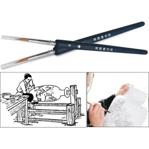 Hook Line Pen Pottery Tools Coloring Writing Brush Crayon Design Painting Underglaze Paint Pens Ceramic Clay Polymer Tool