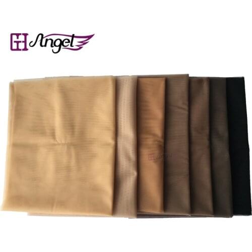 #Light Brown 1 yard 1 yard Swiss Lace Pattern Net for Making Wig Toupee Top Closure Foundation Hair Accessories Monofilament