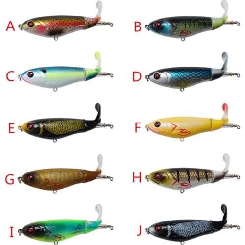10.5cm 17g Whopper Popper Hard Floating Pencil Lure with Soft Tail Fishing Lure High Quality and Brand New