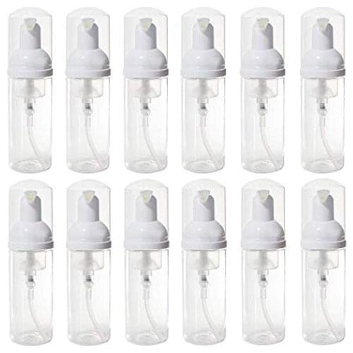 50pcs 50ml 60ml Empty Bottle Travel Soap Bottle Foaming Bottle for Cleaning, Travel, Cosmetics Packaging