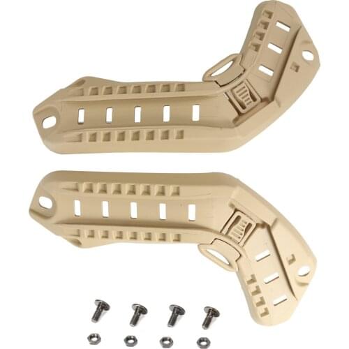 ACH Casque Helmet Rail System for IBH Helmet Side Rail guide FG Swat ARC PASGT Helmet Rail Tactical Accessories