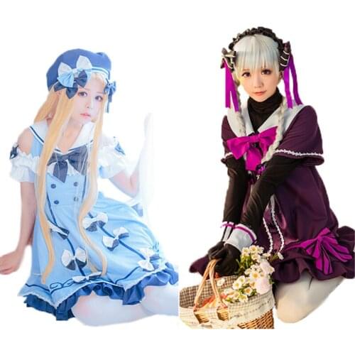 Anime! Fate Grand Order Abigail Williams Nursery Rhyme Lolita Dress Cosplay Costume Custom-made Size 11