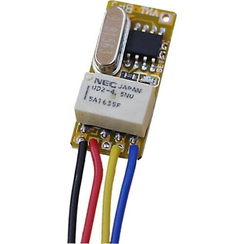 DC 3.5V 4.5V 5V 6V 7.4V 9V 12V Wireless Remote Control Switch Micro Relay Receiver Module 315/433Mhz