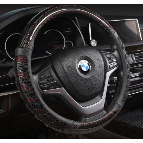 PU Leather Car Steering Wheel Cover for BMW X1 X2 X3 X4 E84 F84 F39 E83 F25 G01 F97 F26 E87 E90 E91 G02 F98 Auto Accessories