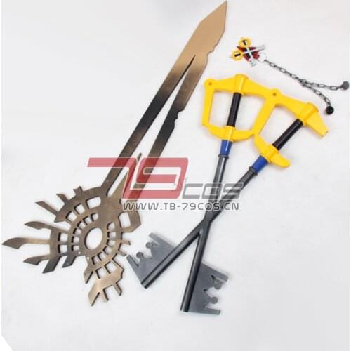 Game Kingdom Hearts: Birth By Sleep Incomplete X-Blade Cosplay Props Weapons PVC Xmas Costume Accessories Anime Replica Shows
