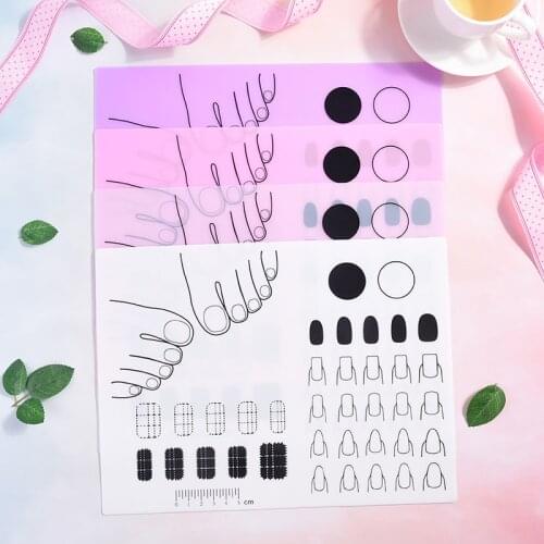 Mat Hand Cushion Holder Pad Sticker Nail Art Manicure Practice Tools Nail Mat 1pcs Foldable Silicone Nail Polish Fingernails