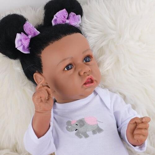 Hoomai 58cm Reborn Baby Dolls Silicone Soft Body Fashion Boneca Reborn For Kids Christmas Gift Best Playmates