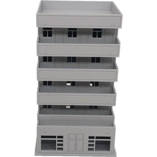 Outland Models Modern Resident Apartment with Balconies N Scale