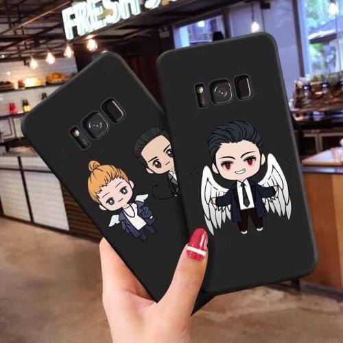 American TV New Degenerate angel Lucifer black TPU soft phone case for Samsung Galaxy S7 S8 S9 PLUS S10PLUS S10Lite S20 cover