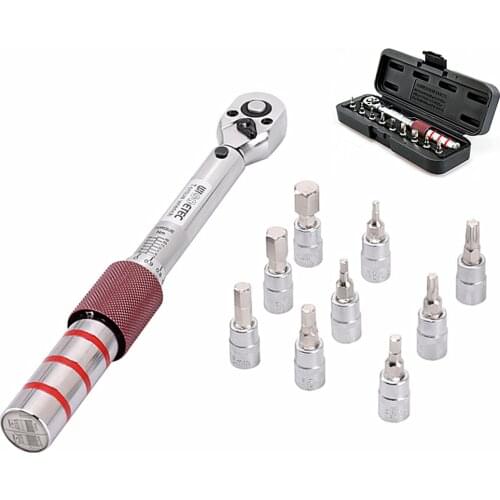 2-15NM Bicycle Torque Wrench Set Household Repair Tools Bike Mechanical Kit Outdoor Accessories
