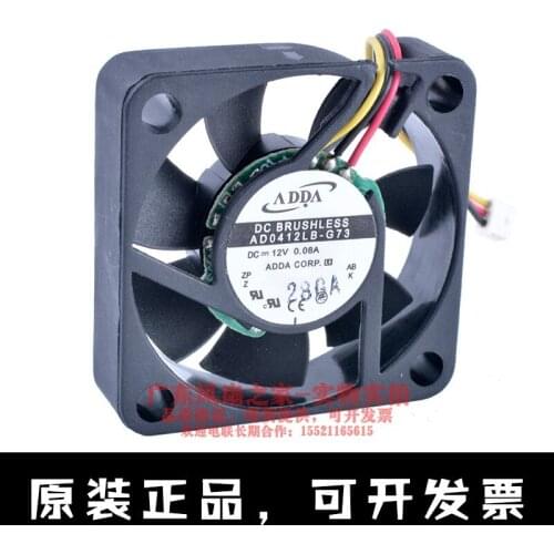 AD0412LB-G73 New 4010 Fan 12V 4cm Dual Ball Silent Cooling Fan