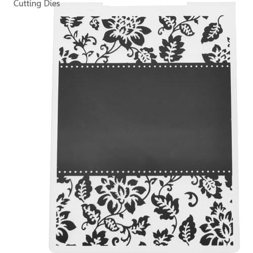 2019 Film Pattern Printed Plastic Embossing Folder For Diy Scrapbooking Card Album Plastic Template Making Crafts