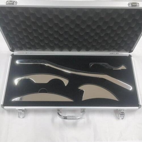 Professional 5 Piece Medical Grade Stainless Steel IASTM Tools Set -Reduce Muscle Pain Massage Tendon