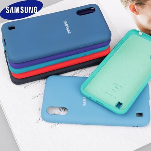 Simple Case For Samsung Galaxy A01 SM-A015F Silicone Painted Candy TPU Back Cover For samsung galaxy A 01 A105 Global Versio
