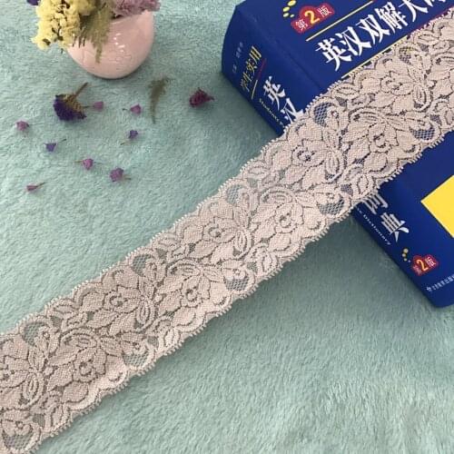 Light Gray rose elastic lace, strong three-dimensional sense, home decoration, model C1267
