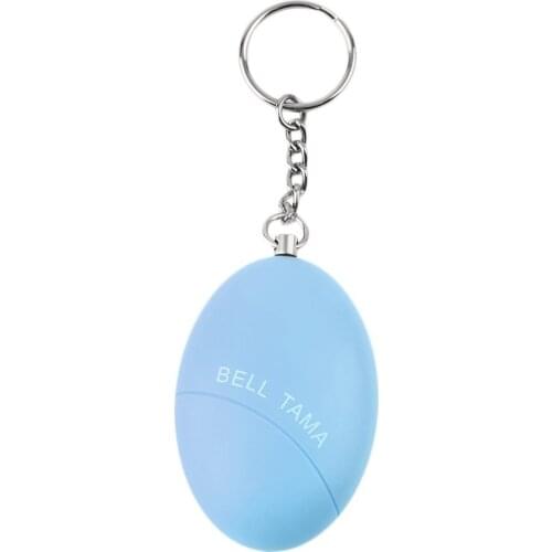Smart Key-chain Eggs Shape Scream Loud Anti-Attack Self Defense Protective Alert Lovely Practical Safety Women Girl Alarm