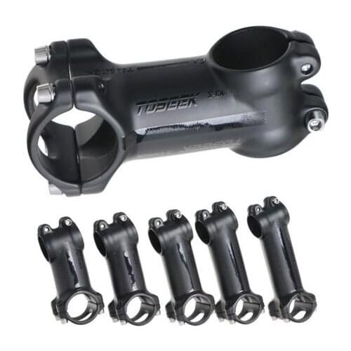 TOSEEK Aluminum Alloy Bicycle Stem 31.8mm 6/17 Degree Angle Road MTB Bicycle Stems Bicycle Parts 60/70/80/90/100/110 / 120mm