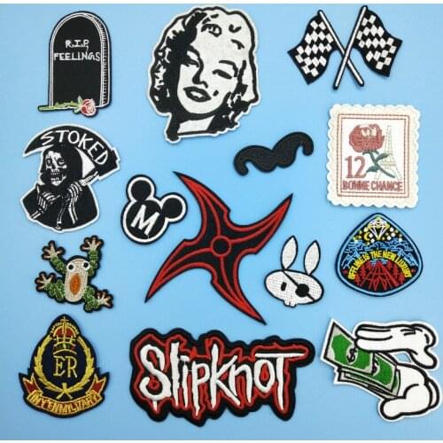 Japan Ninja Darts Frog Postage Stamp Mix Style Iron on Patch Apparel Clothing DIY Accessories Sticker Wholesale