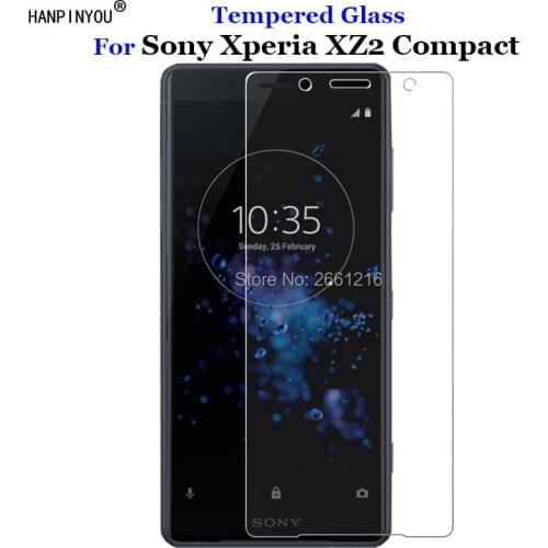 For Sony Xperia XZ2 Compact H8314 H8324 Tempered Glass 9H 2.5D Premium Screen Protector Film For Sony Xperia XZ2 Mini 5.0"