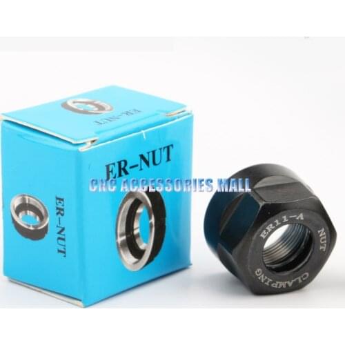 2pcs ER11 clamp nut ER11A/ER11M Spindle Nut for ER COLLET, CNC collet chuck Nuts