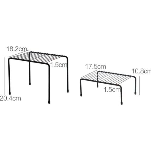 Iron Kitchen Storage Rack Closet Shelf Food Drying Stand Perfume Jars Holder Seasoning Bottles Shelves Spice Frame Dish Etagere