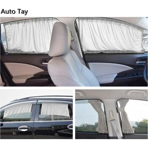 2 Pcs Universal Sunshade Car Curtain Car Side Window Sunshade Curtains Auto Windows Curtain Sun Visor Blinds Cover Car-Styling