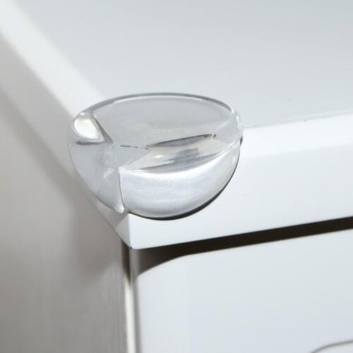 4PCS Child Baby Safety Thick Silicone Protector Table Corner Edge Protection Cover Anti-collision Guards Furniture Accessories