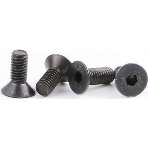 4x MTB Bike Lock Shoe Cleat Mounting Screw For SPD Self-locking Pedal Lock Black Steel Bike Bicycle Cycling Parts Accessories