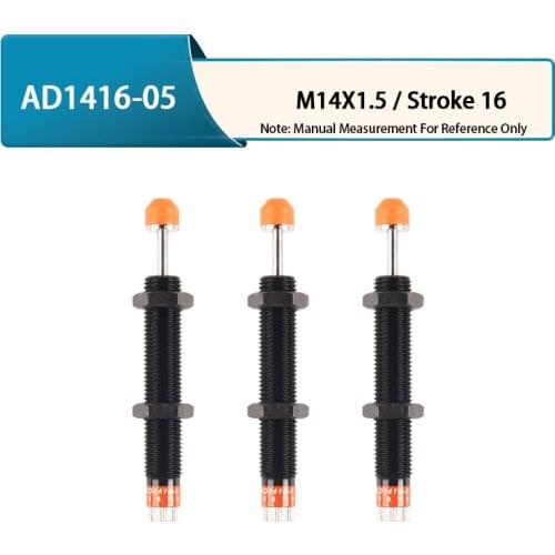 AD Series AD1416-5 16mm Stroke Adjustable Hydraulic Buffer Pneumatic Oil Pressur Hydraulic Shock Absorber High Quality