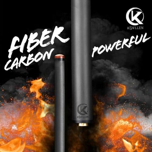 KONLLEN Carbon Energy Full Just Shaft Carbon Fiber Pool Cue Single Shaft 12.9mm Kit 3/8*8/Uni-loc Joint Only Carbon Shaft