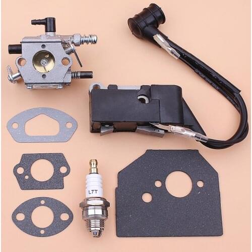 Carburetor Ignition Coil For Chinese 5200 52cc 5800 58cc 4500 45cc Spark Plug Gasket Kit Chainsaw