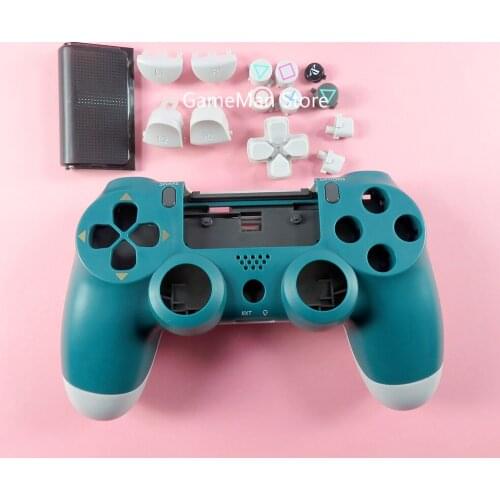 1set colorful For ps4 JDS-050 JDS 055 JDM 050 controller housing shell case with buttons inner frame full front back cover case